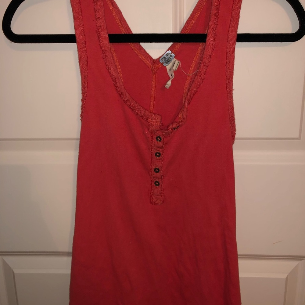 Free People We The Free Button Up Racerback Cami